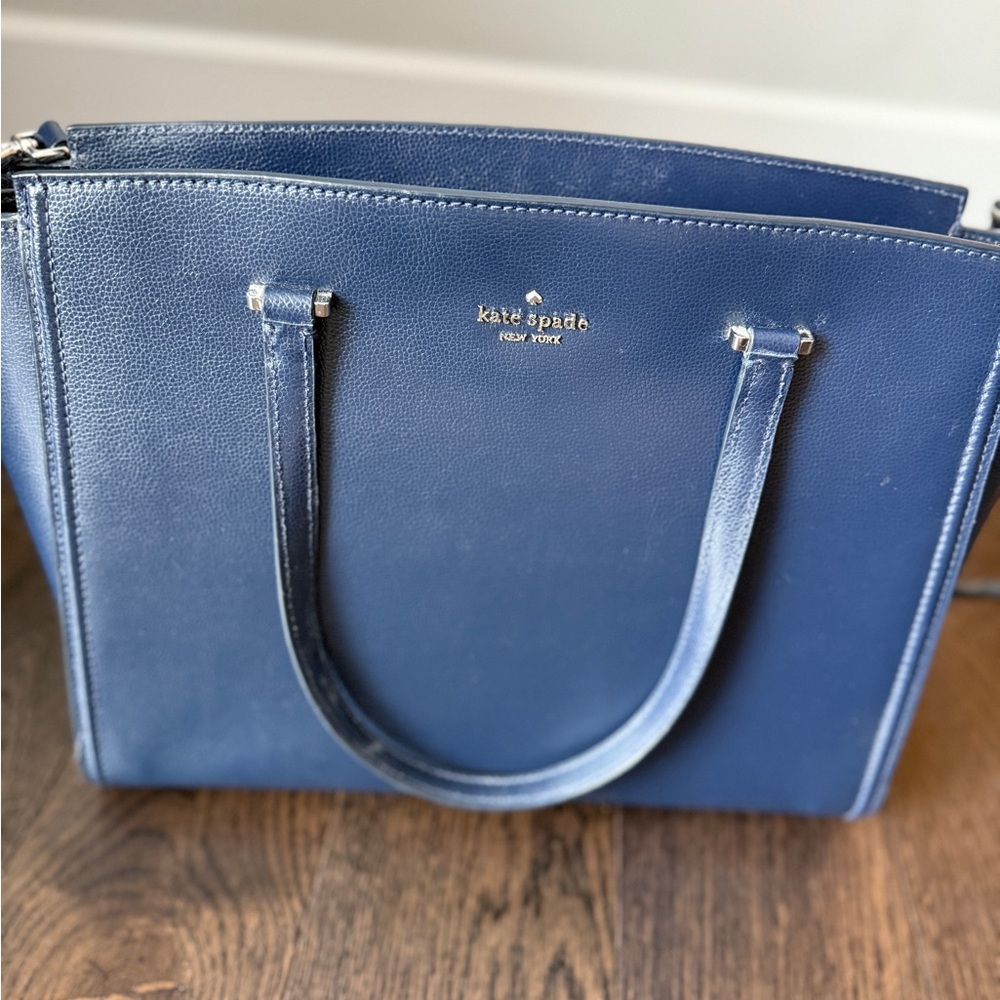 Kate Spade Navy Leather Shoulder Bag